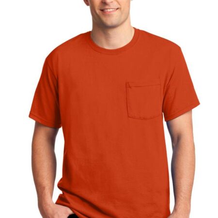 JERZEES - Dri-Power 50/50 Cotton/Poly Pocket T-Shirt. 29MP