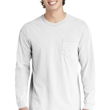 COMFORT COLORS Heavyweight Ring Spun Long Sleeve Pocket Tee. 4410