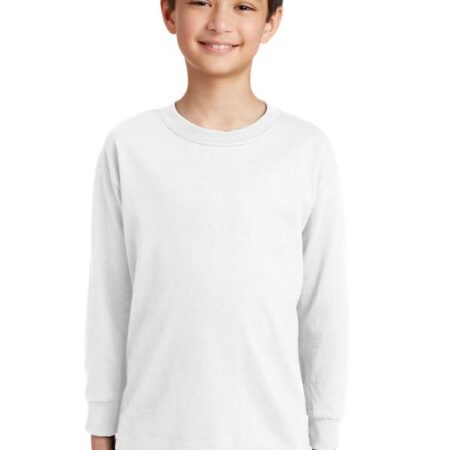 Gildan Youth Heavy Cotton 100% Cotton Long Sleeve T-Shirt. 5400B