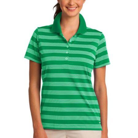 CLOSEOUT Nike Ladies Dri-FIT Tech Stripe Polo. 578678