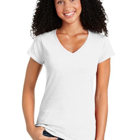 Gildan Softstyle Ladies Fit V-Neck T-Shirt. 64V00L