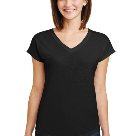 Anvil Ladies Tri-Blend V-Neck Tee. 6750VL