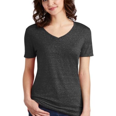 JERZEES Ladies Snow Heather Jersey V-Neck T-Shirt 88WV