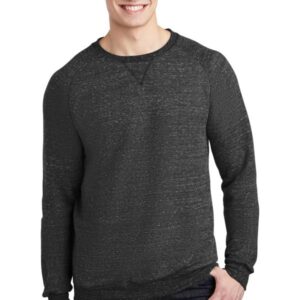 JERZEES Snow Heather French Terry Raglan Crew 91M