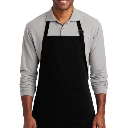 Port Authority Full-Length Two-Pocket Bib Apron. A600
