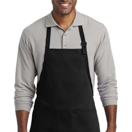 Port Authority Medium-Length Two-Pocket Bib Apron. A601