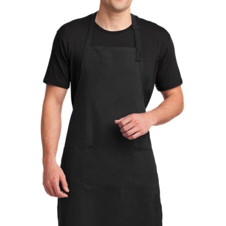 Port Authority Easy Care Extra Long Bib Apron with Stain Release. A700