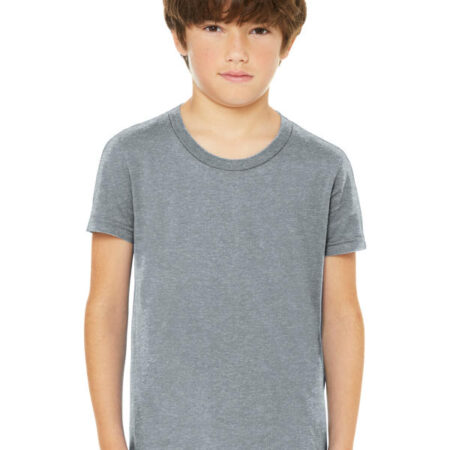 BELLA+CANVAS Youth Heather CVC Tee BC3001YCVC