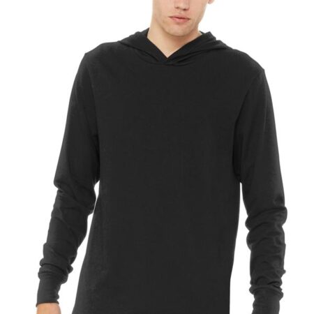 BELLA+CANVAS Unisex Jersey Long Sleeve Hoodie. BC3512