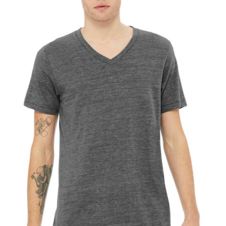 BELLA+CANVAS Unisex Textured Jersey V-Neck Tee BC3655