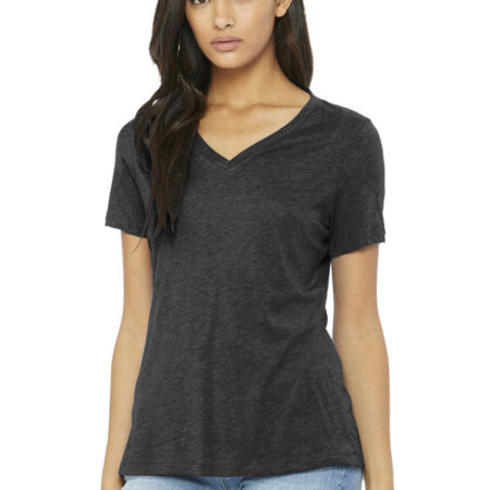 BELLA+CANVAS Women's Relaxed Triblend V-Neck Tee BC6415