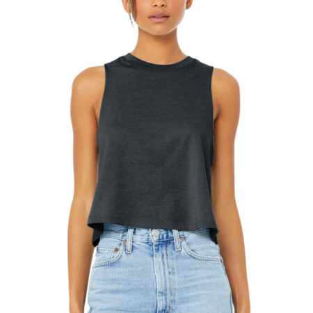 BELLA+CANVAS Women's Racerback Cropped Tank. BC6682