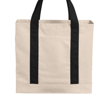 Port Authority Cotton Canvas Two-Tone Tote BG429