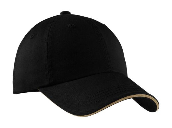 Port Authority Sandwich Bill Cap with Striped Closure. C830