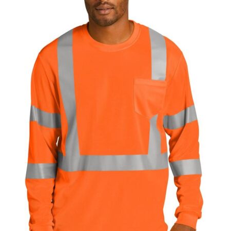 CornerStone ANSI 107 Class 3 Mesh Long Sleeve Tee. CS203