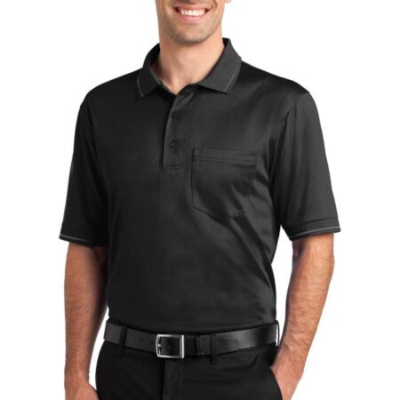 CornerStone Select Snag-Proof Tipped Pocket Polo. CS415