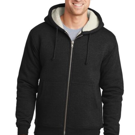 CornerStone Heavyweight Sherpa-Lined Hooded Fleece Jacket. CS625