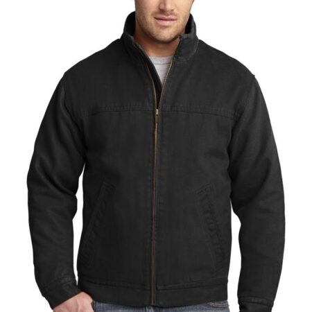 CornerStone Washed Duck Cloth Flannel-Lined Work Jacket. CSJ40