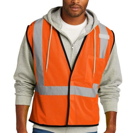 CornerStone ANSI 107 Class 2 Economy Mesh One-Pocket Vest. CSV100