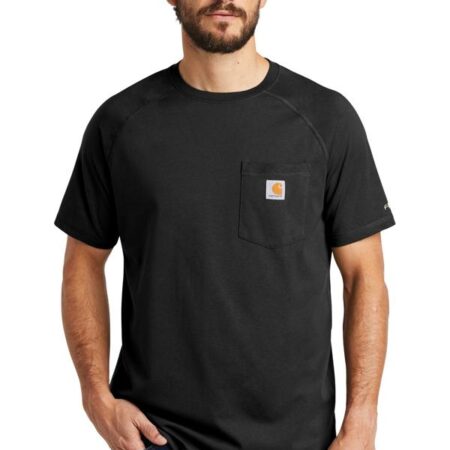 Carhartt Force Cotton Delmont Short Sleeve T-Shirt. CT100410