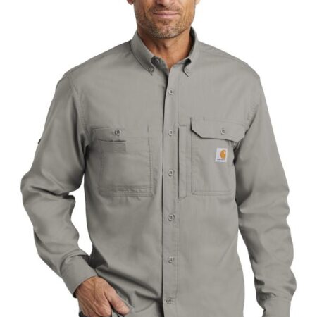 Carhartt Force Ridgefield Solid Long Sleeve Shirt. CT102418
