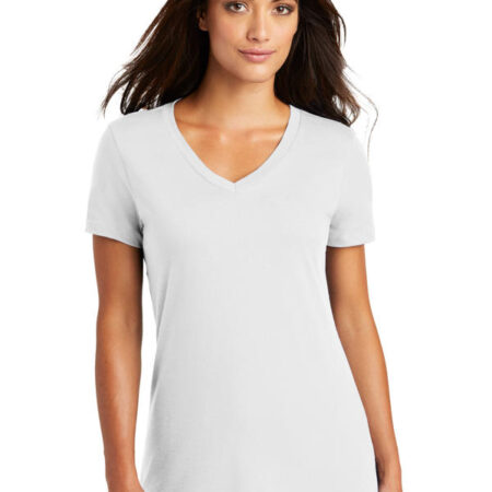 District - Women's Perfect Weight V-Neck Tee. DM1170L