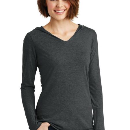 District Women's Perfect Tri Long Sleeve Hoodie. DM139L