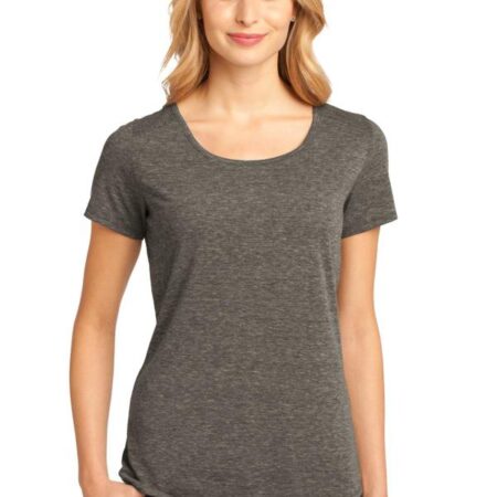 CLOSEOUTDistrict Made - Ladies Tri-Blend Lace Tee. DM441