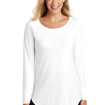 District Women's Perfect Tri Long Sleeve Tunic Tee. DT132L