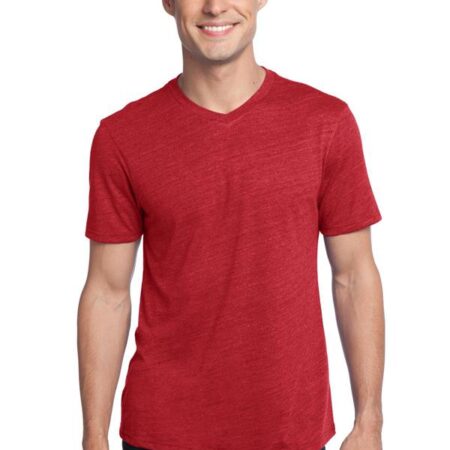 CLOSEOUT District - Young Mens Textured Notch Crew Tee. DT172