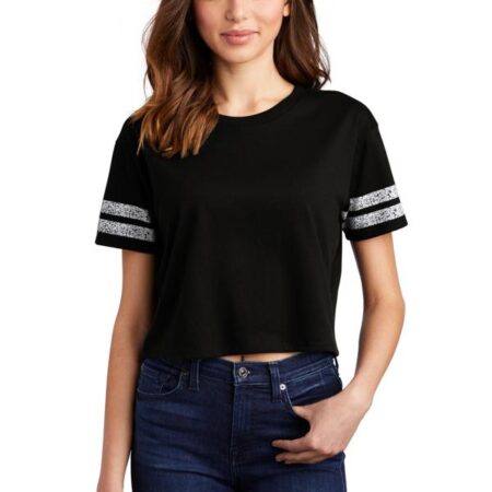 District Women's Scorecard Crop Tee DT488