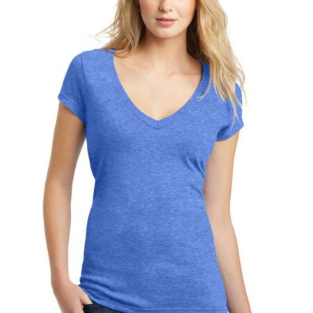 CLOSEOUT District Juniors Very Important Tee Deep V-Neck. DT6502