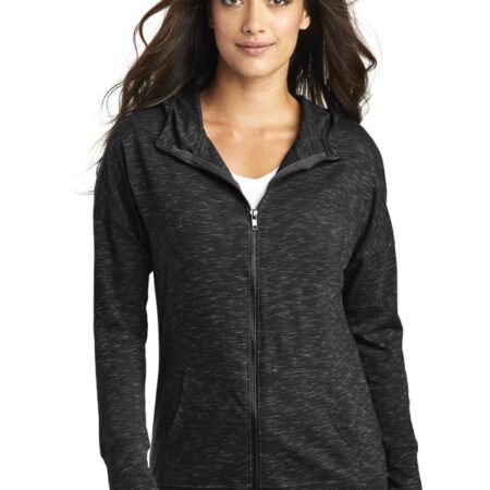 District Women's Medal Full-Zip Hoodie. DT665