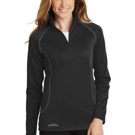 Eddie Bauer Ladies Smooth Fleece 1/2-Zip. EB237