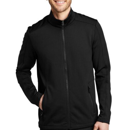 Port Authority Grid Fleece Jacket. F239