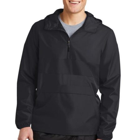 Sport-Tek Zipped Pocket Anorak. JST65