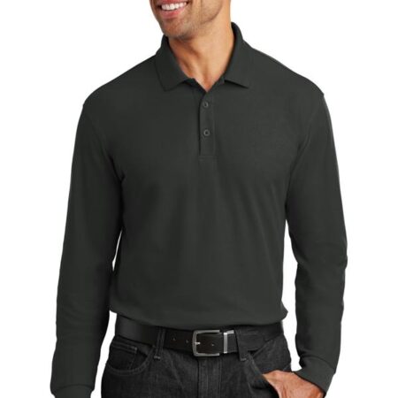 Port Authority Long Sleeve Core Classic Pique Polo. K100LS