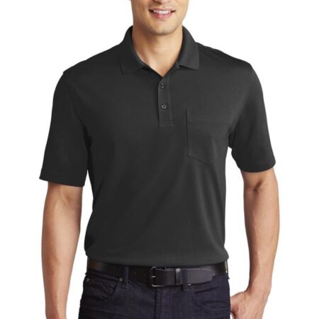 Port Authority Dry Zone UV Micro-Mesh Pocket Polo. K110P