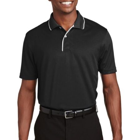 Sport-Tek Dri-Mesh Polo with Tipped Collar and Piping. K467