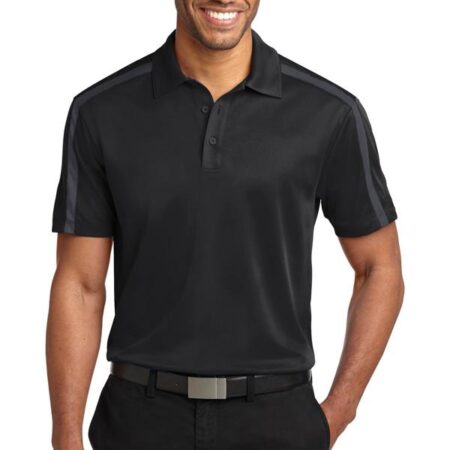 Port Authority Silk Touch Performance Colorblock Stripe Polo. K547