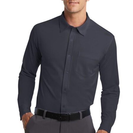 Port Authority Dimension Knit Dress Shirt. K570