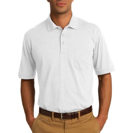 Port & Company Core Blend Jersey Knit Pocket Polo. KP55P