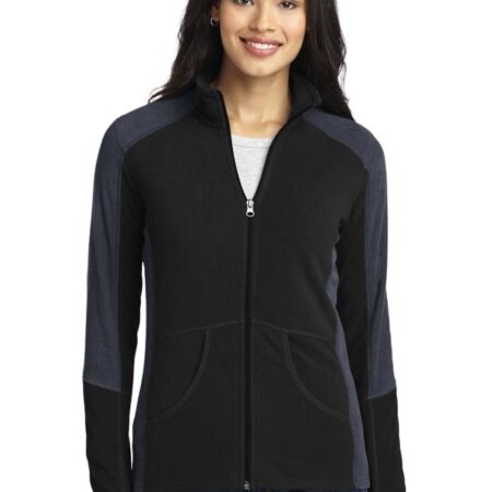 Port Authority Ladies Colorblock Microfleece Jacket. L230