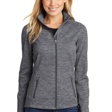 Port Authority Ladies Digi Stripe Fleece Jacket. L231