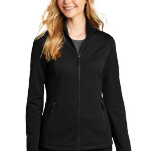 Port Authority Ladies Grid Fleece Jacket. L239