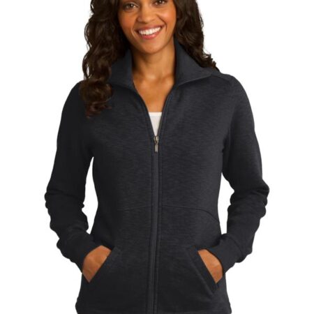 Port Authority Ladies Slub Fleece Full-Zip Jacket. L293