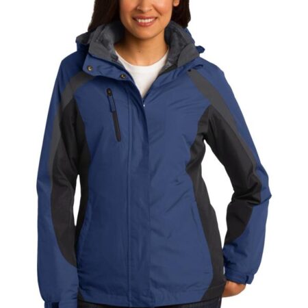 Port Authority Ladies Colorblock 3-in-1 Jacket. L321