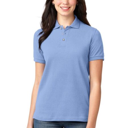 Port Authority Ladies Heavyweight Cotton Pique Polo. L420