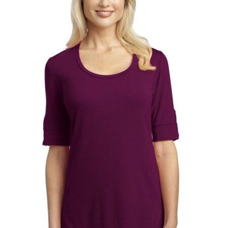 CLOSEOUT Port Authority Ladies Concept Scoop Neck Shirt. L541