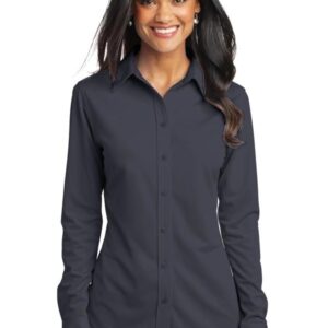 Port Authority Ladies Dimension Knit Dress Shirt. L570